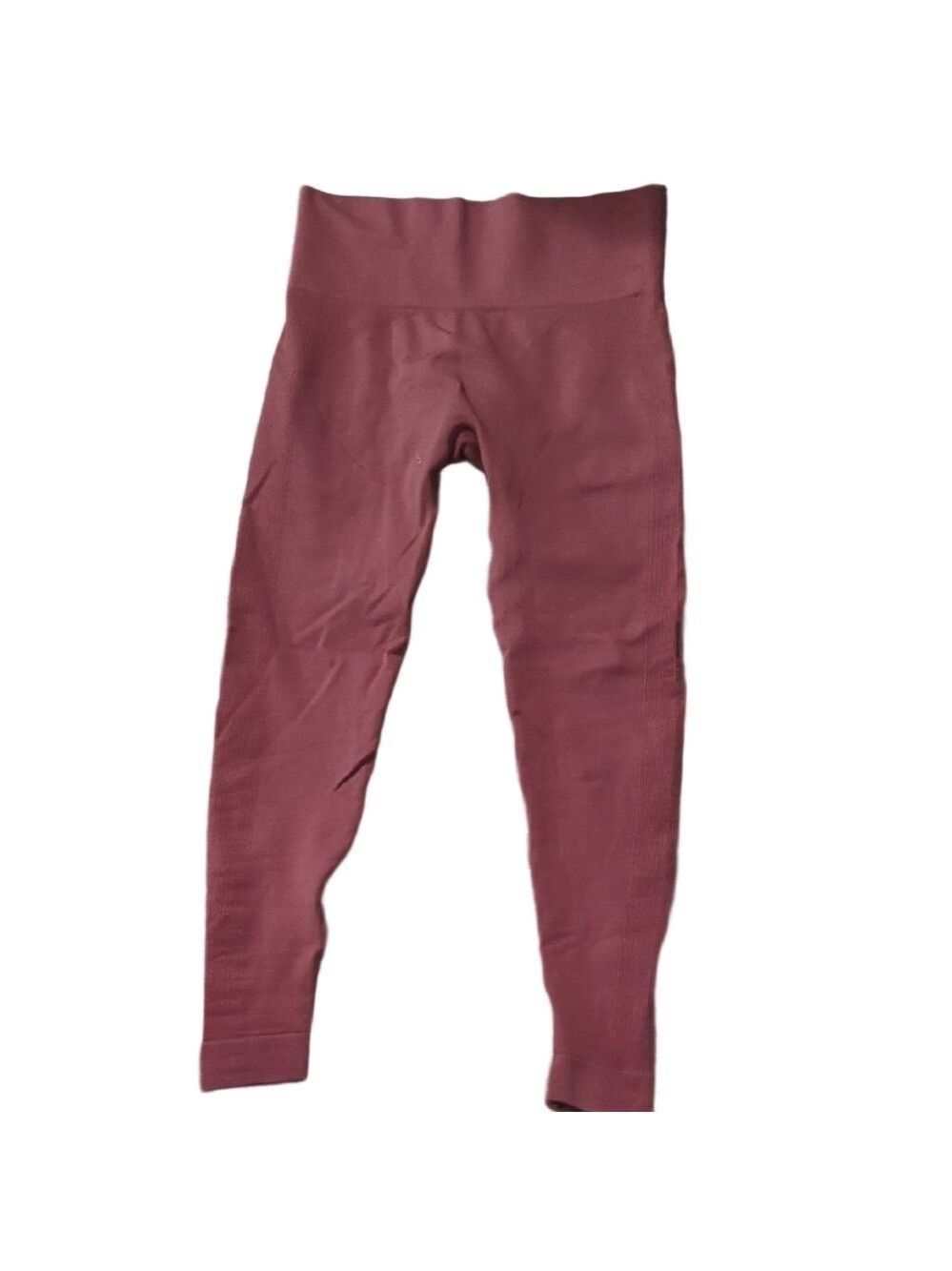 Set Active Mauve Seamless Ribbed Leggings Size Medium